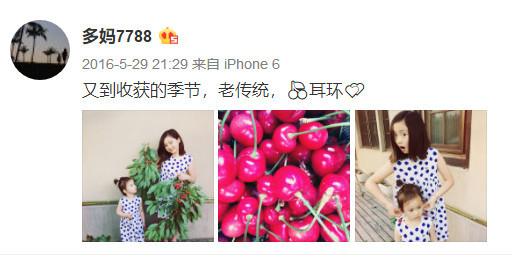 孫莉傢(jia)種的(de)櫻桃又(yòu)一(yi)年(nian)大(da)豐(feng)收, 老婆視角下黃磊瘦成(cheng)了(le)瓜子(zi)臉